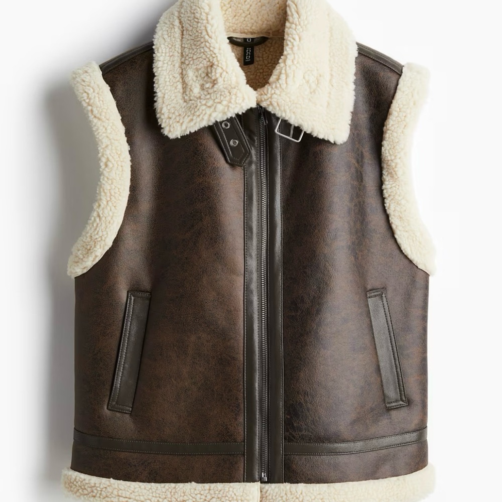 H&M DOUBLE-FACED VEST Size XS